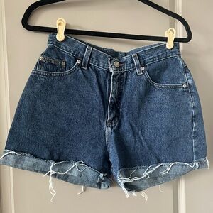 Vintage Lee Blue Jean Shorts High-Waisted
